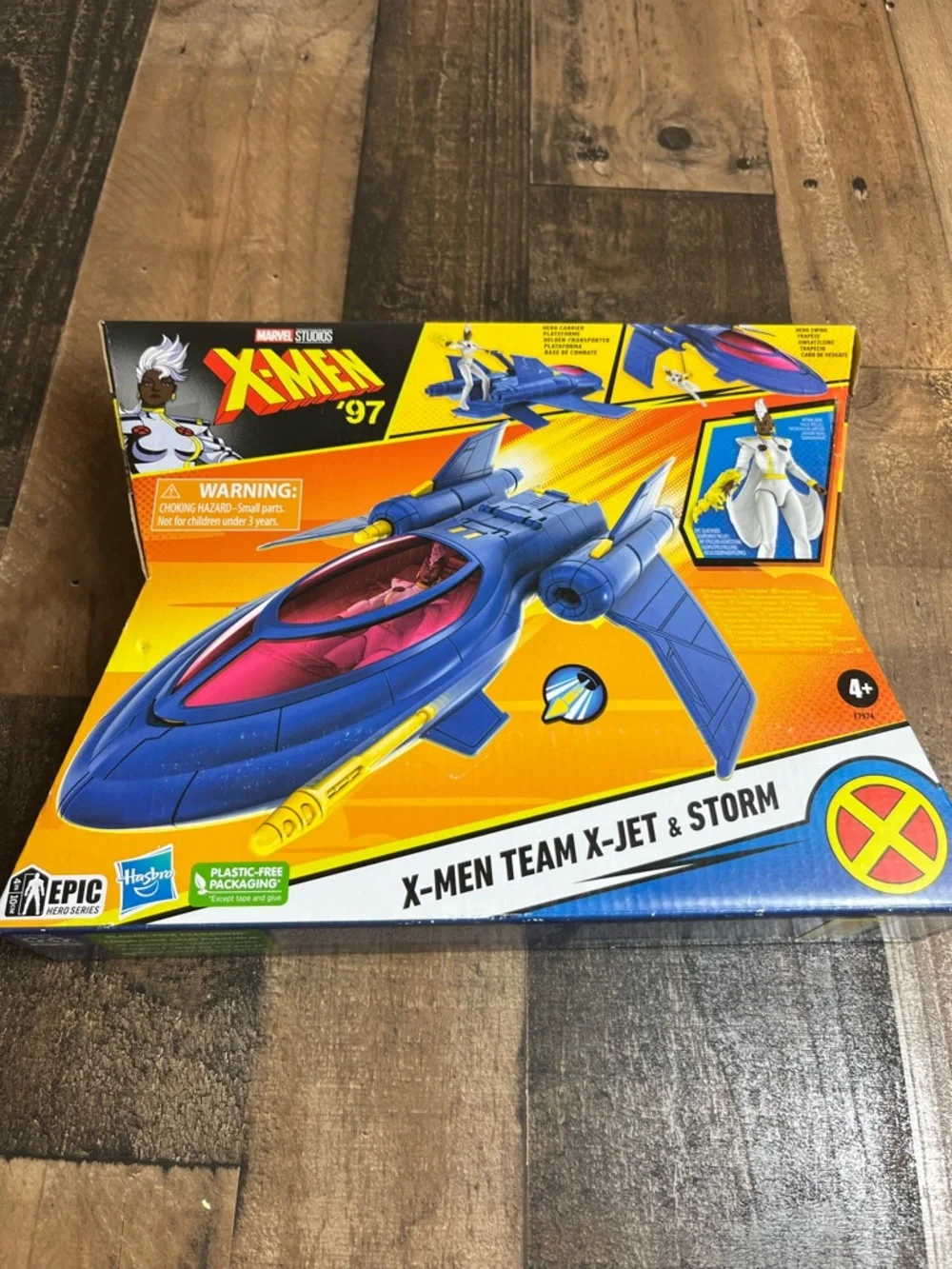 Hasbro X-Men‎ '97 Epic Hero Series Team X-Jet & Storm Figure Set, Plastic-Free